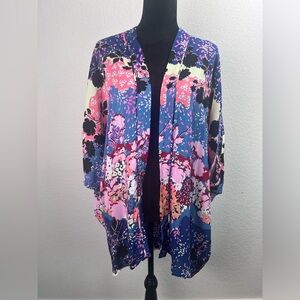 NWT: Victoria's Secret Flora; Kimono Bath Robe Open Front size XS-L